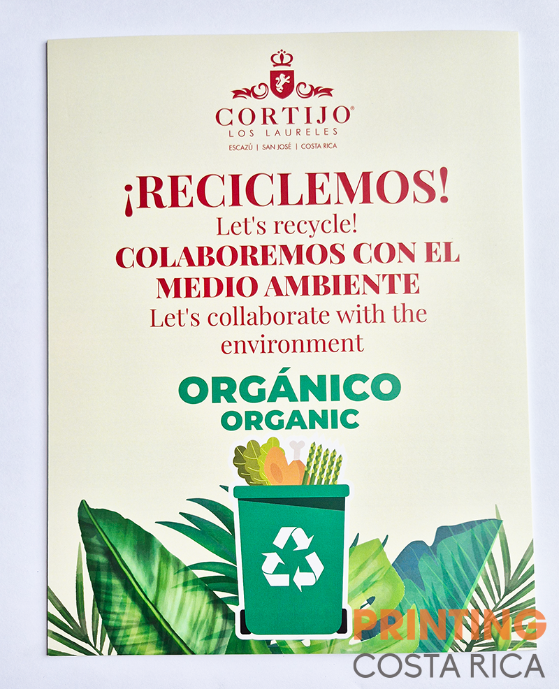 Impresiones couche 300 con laminado mate