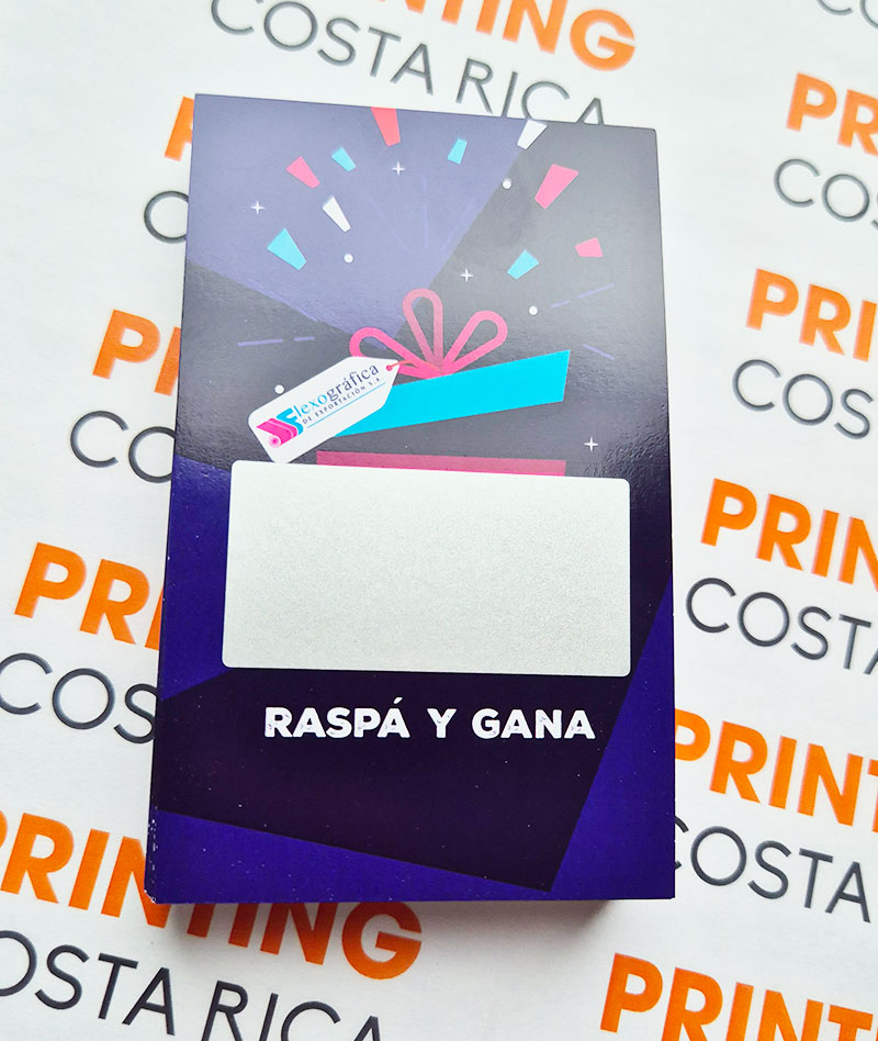 Raspas en papel couche 300