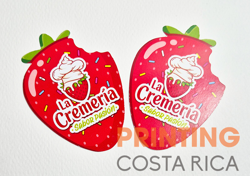 Tarjetas la cremería