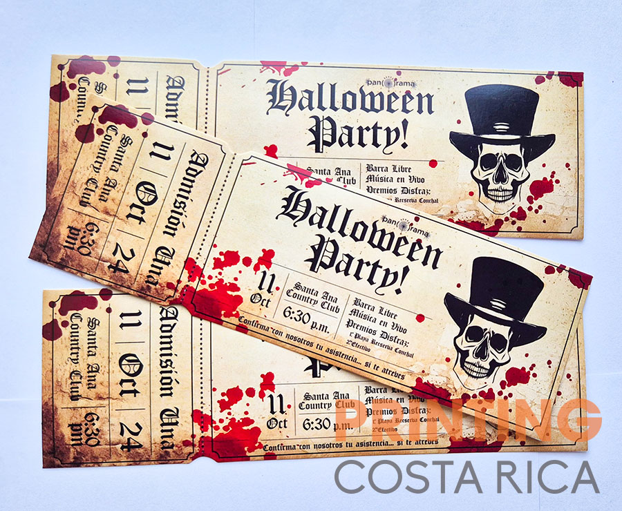 Entradas para fiesta de halloween