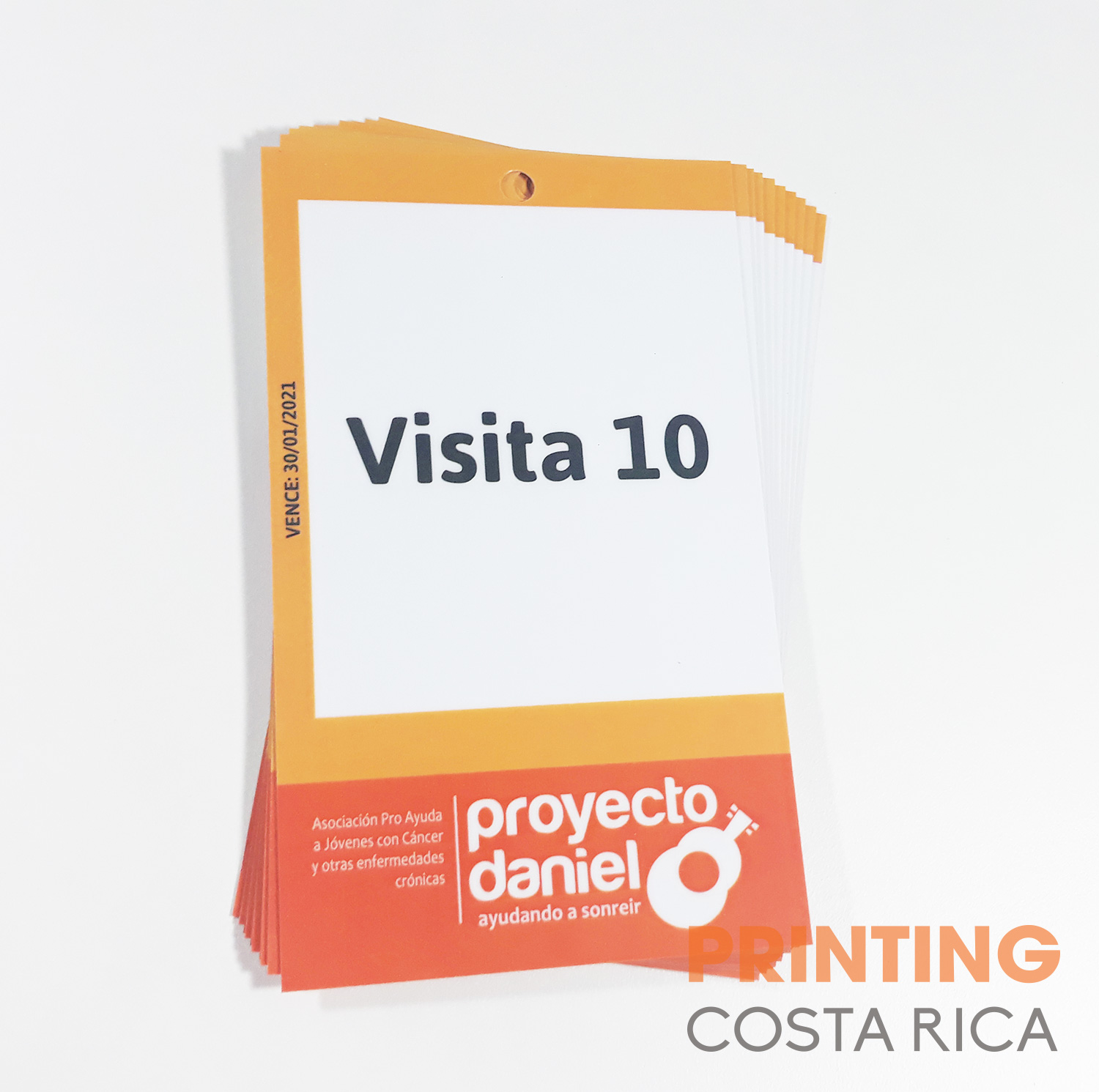 impresion Carnets Proyecto Daniel costa rica