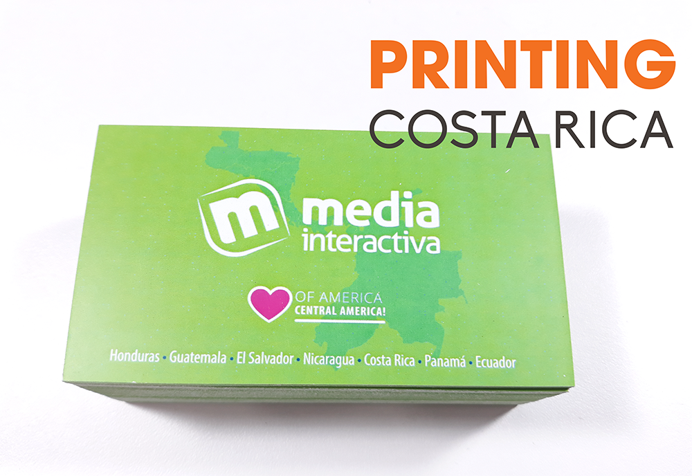 Tarjetas de presentación para media Interactiva Costa Rica